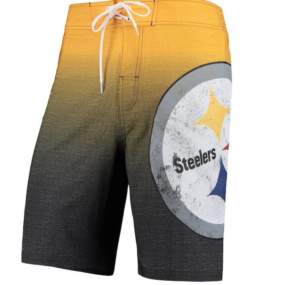 Official Pittsburgh Steelers Men’s 2X Swim Shorts